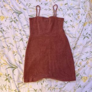 Felt pink slip dress Charlotte Russe L